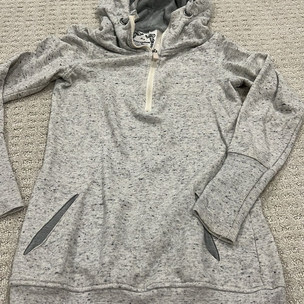 Long sweatshirt, half zip - Picture 3 of 4